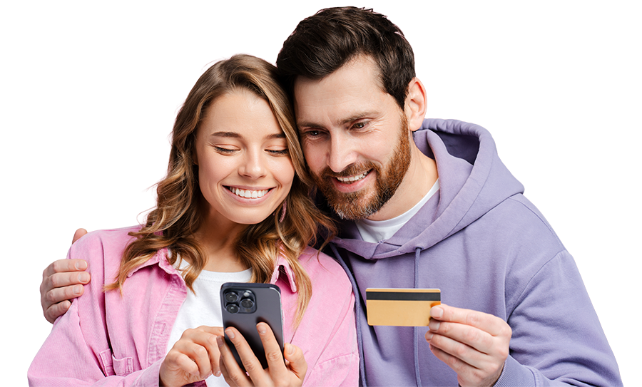 Couple with Credit Card